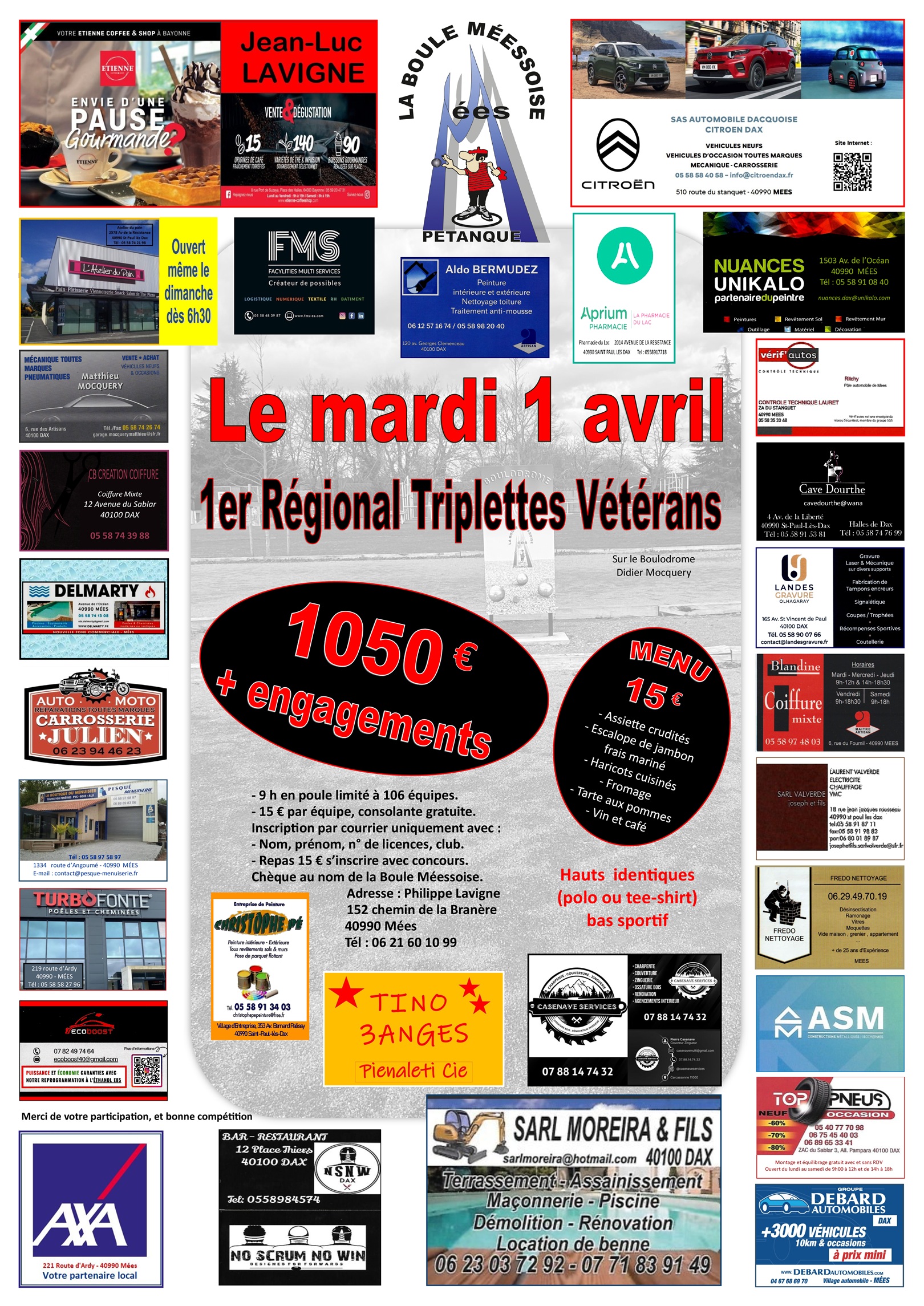 Affiche du Régional du 1er avril 2025