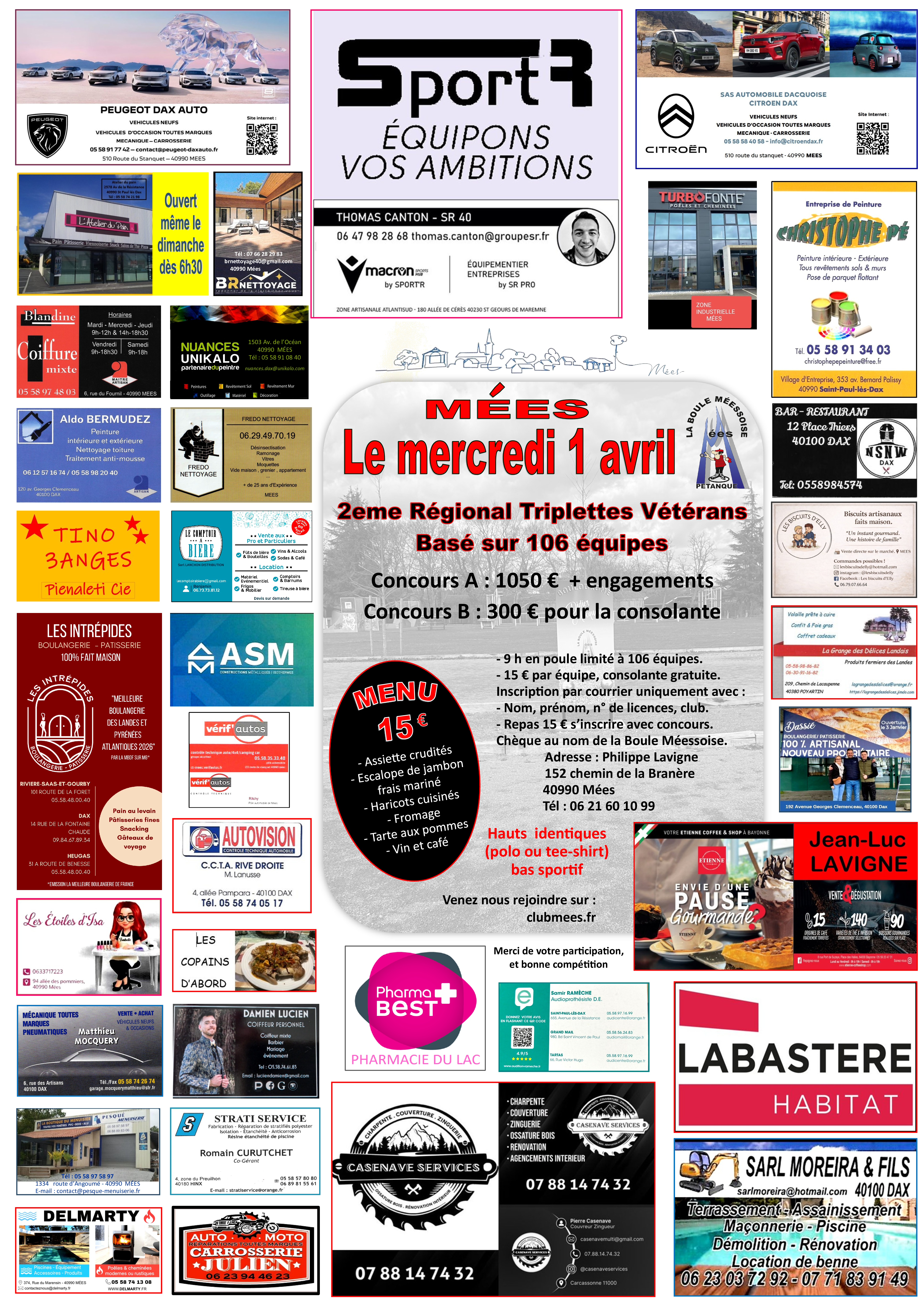 Affiche du Régional du 1er avril 2026